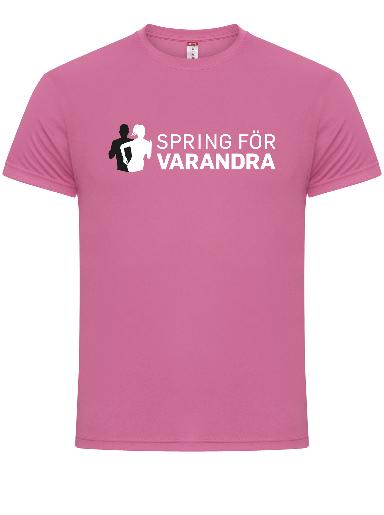 1. T-shirt m. Spring för varandra tryck